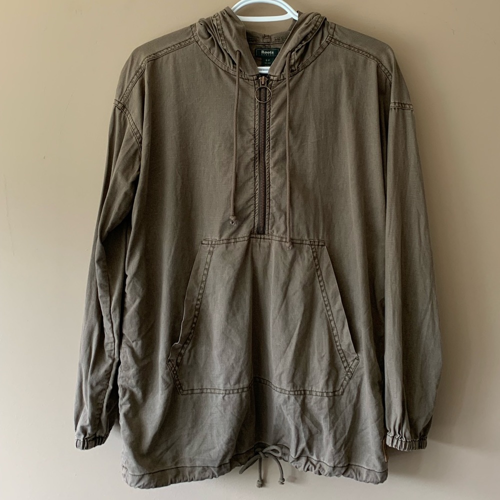 Roots Lose Half-Zip Hemp Light Shirt - Small